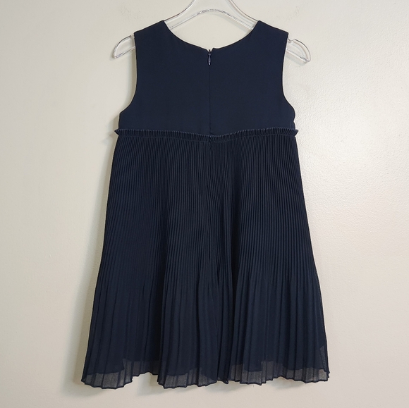 Name It• Navy Pleated Girls Dress, Size 4 ~ NWT - Picture 2 of 7